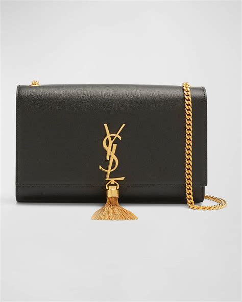 kate ysl monogram grain de poudre wallet on chain|Saint Laurent Kate Medium Tassel YSL Wallet on Chain in .